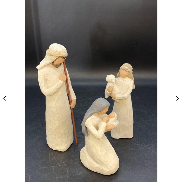 Willow Tree Hand Painted Resin Nativity Figurine w boxes - Picture 4 of 13